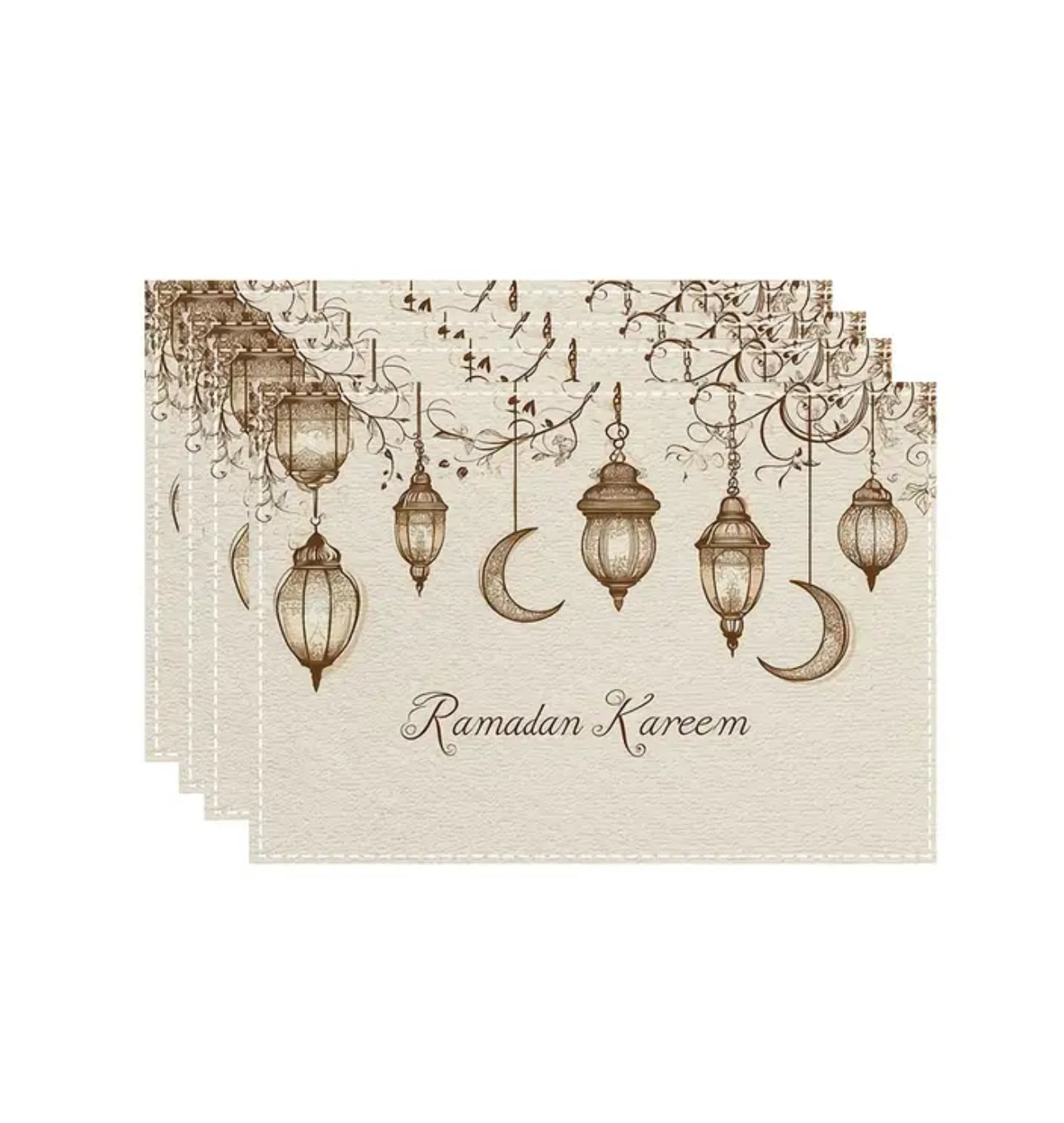 Ramadan Kareem Bordstabletter – 4-pack